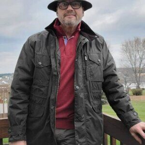 OLIVE ~ BARBOUR SAPPER WAX Jacket MSRP $485 Rugged + Sophisticated